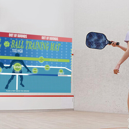 Pickleballs Dink Board Training Aid, Portable Rebounder Pad for Skill Development, Versatile Pickleball Practice Tool 1