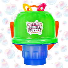 Galeata cu bule fara mizerie pentru copii producator de bule pentru copii cu solu?ie de 4 oz ?i 3 baghete perfecte pentru curtea de la piscina pe