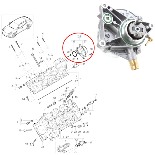 94811005006 Rem vacuümpomp voor 3.6/4.8 1