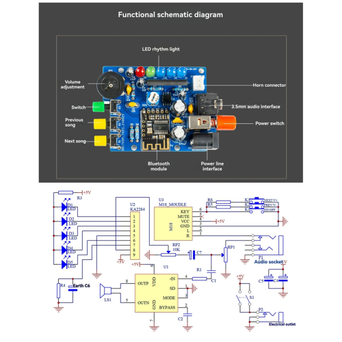 Kit de boxe Bluetooth DIY - Practică de lipire DIY pentru proiecte electronice 1