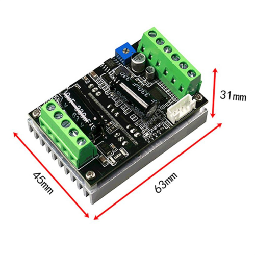 Οδηγός κινητήρα 500W 6-60V 20A Hall Brushless Motor speed board 2