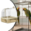 1ks Parrot Inteligentní vana s cirkulací vody, ptačí vanička 3