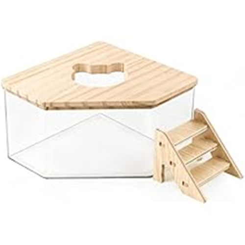 Hamster sandbad Hamster sandbadsbeholder med klatrestige