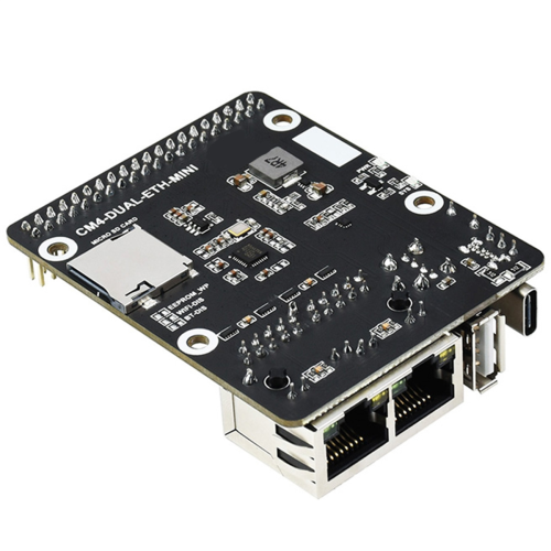 MINI Dual Ethernet CM4-bærerkort for 1