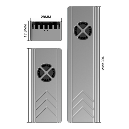 Nouă unitate SSD m.2 de 20G, protocol dual NGFF-NVME, scurtă 2