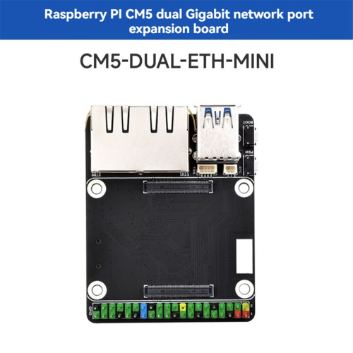 Placă de expansiune CM5-DUAL-ETH-MINI Placă de expansiune CM5 1