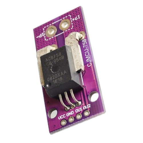 MCU-758 ACS758LCB-050B-PFF-T 50A Hall Current Sensor Module 1