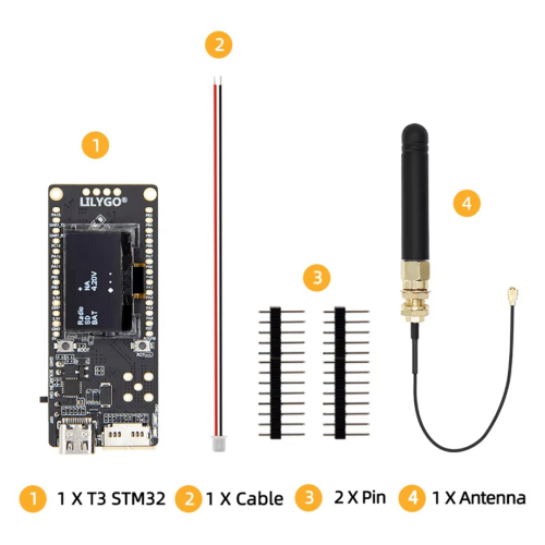 T3 STM32 LoRa Board Onboard 0.96 Inch Driver Development Kit 2