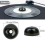 Adaptér LP45 RPM pro 7EP desky, černý 2
