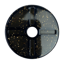 Vinylskiva LP45 RPM Adapter för EP-skiva Vinylgrammofon Svart
