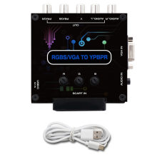 RGBS SCART VGA - YPBPR átalakító PS1 PS2 játékkonzolhoz