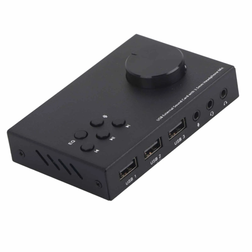 USB-lydadapter Eksternt USB-lydkort Stereo 3,5 mm interface 2
