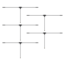 5 buc antene tip T 915MHz, 1 conector, lungime linie 55 mm