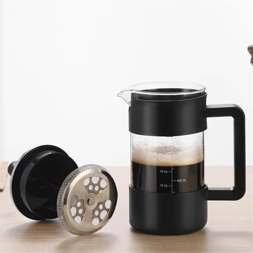 1000 ml fransk kaffemaskine, kaffefilter i rustfrit stål 2