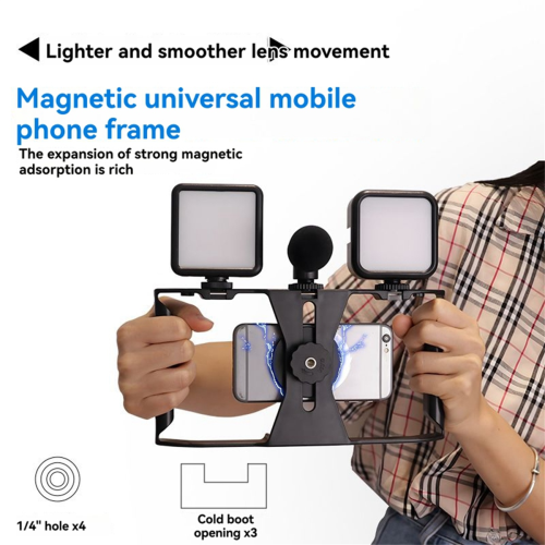 Universal Quick Release Smartphone Video Rig Kit til Mobiltelefon 2