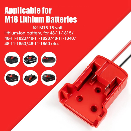 För 18V litiumjonbatteri-startkablar 12AWG-kabelström 1