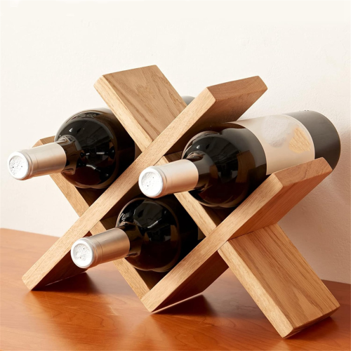 Vinreol bordplade træ vinflaskeholder 1