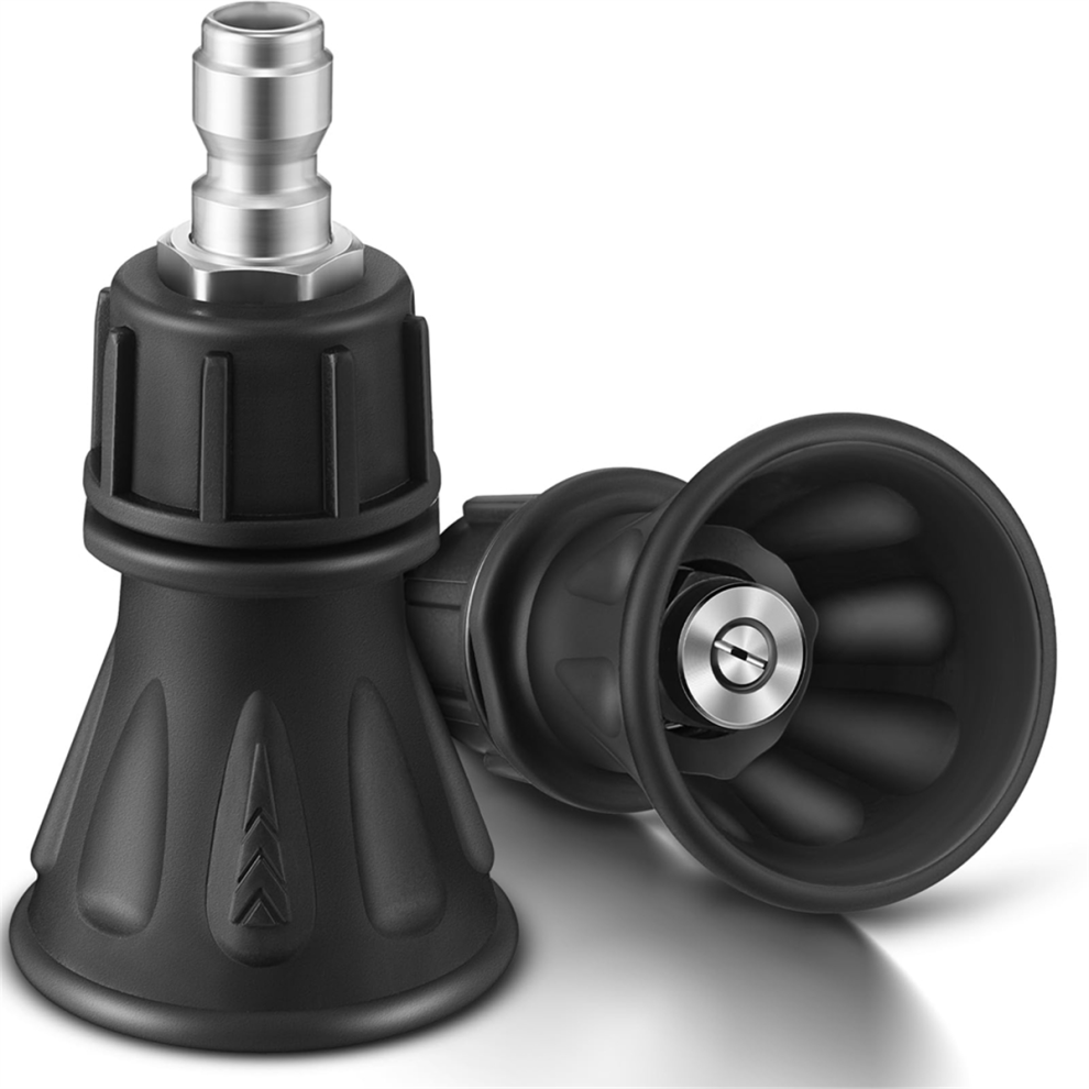 2Pack 40 Degree Pressure Washer Nozzle 4.0 Orifice Guard