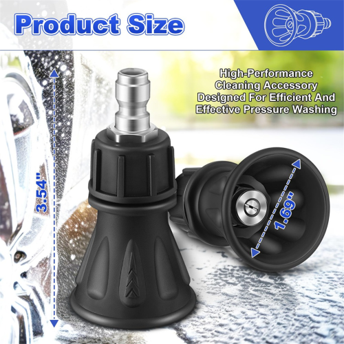 2Pack 40 Degree Pressure Washer Nozzle 4.0 Orifice Guard 1