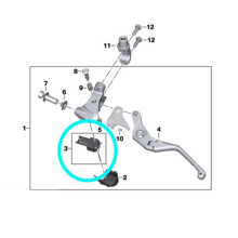 Mikrobryter for clutchkontroll til motorsykkel M1000RR M1000XR S1000R