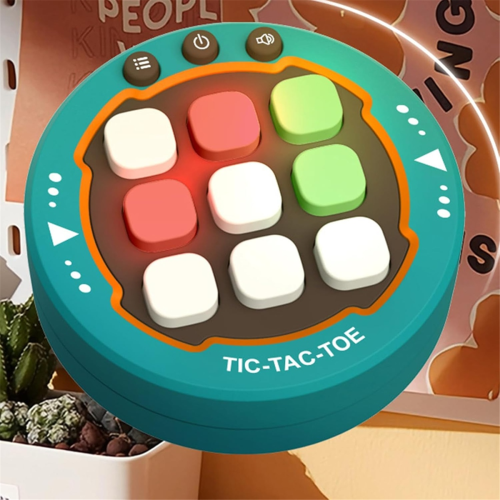Handheld Game Table Brainteaser 3 in A Row Portable Game 1