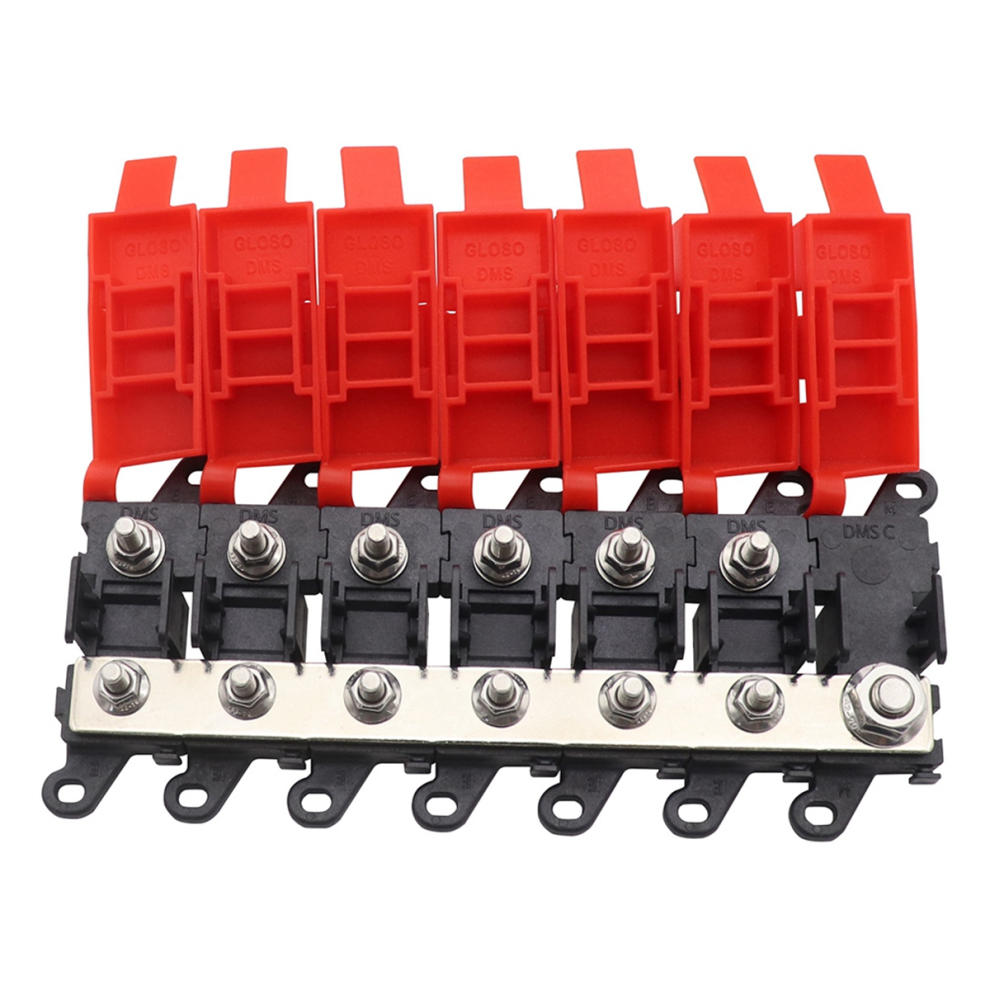 6 Way Distribution Block Car Midi Fuse Box Block Holder 200A Bolt 4713552728860