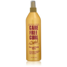 Spray para cabelo e couro cabeludo Softsheen-Carson Care Free Curl Gold 16 fl oz