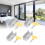 4 Sets Window Door Frame Locks Security Adjustable 11
