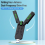 Adaptor USB WiFi Wifi5 1300Mbps, placă wireless de mare viteză USB 3.0 3