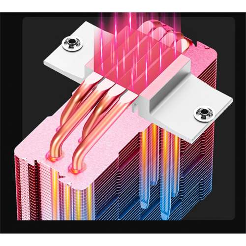 AG400 Luftkøler 4 Varmerør ARGB PWM Processor CPU Køler 2