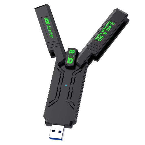 Adaptor USB WiFi Wifi5 1300Mbps, placă wireless de mare viteză USB 3.0