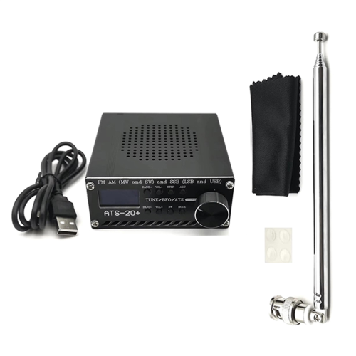Φόρτιση USB ATS-20+ Plus SI4732 Δέκτης Ραδιοφώνου Όλων των Ζωνών 2