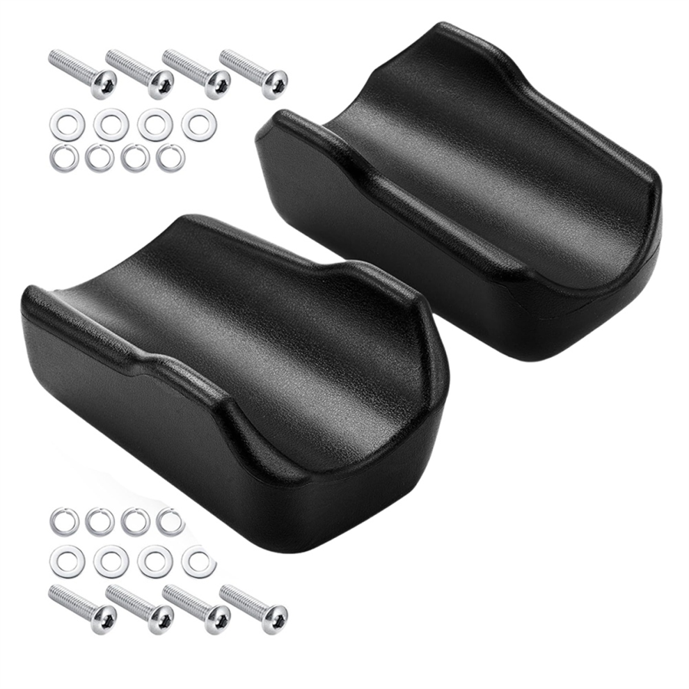 Black 2 Pcs Rollator Armrest Pad Upright Walker Forearm Pads Walker