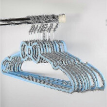 (style 2, blue) 20 Pcs Heart Hangers Clothing Hangers Ideal For Everyday Standard Use