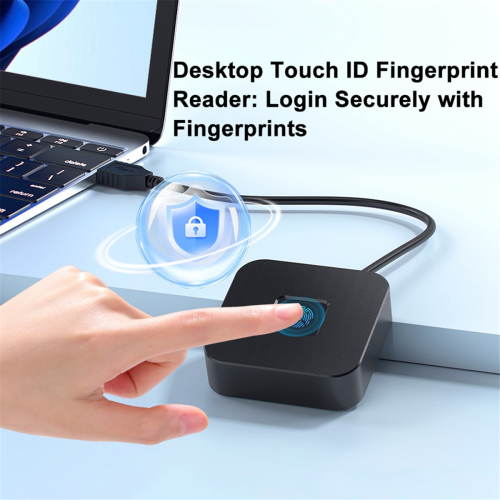 Hello Biometric Fingerprint Login Lock Screen USB Reader Black 2