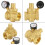 BSP DN32 Brass Water Pressure Reducing Valve with 2