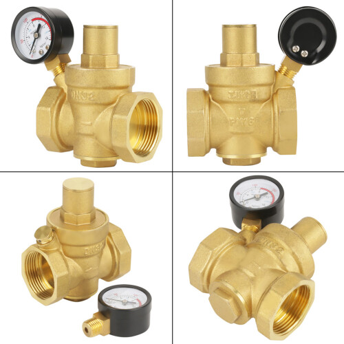 BSP DN32 Brass Water Pressure Reducing Valve with 1
