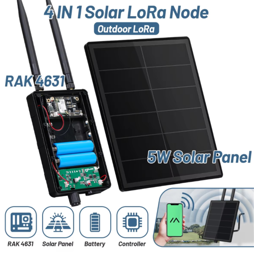 D5L Solar Node RAK19007 & RAK4631 LoRa BT WiFi-module B 1