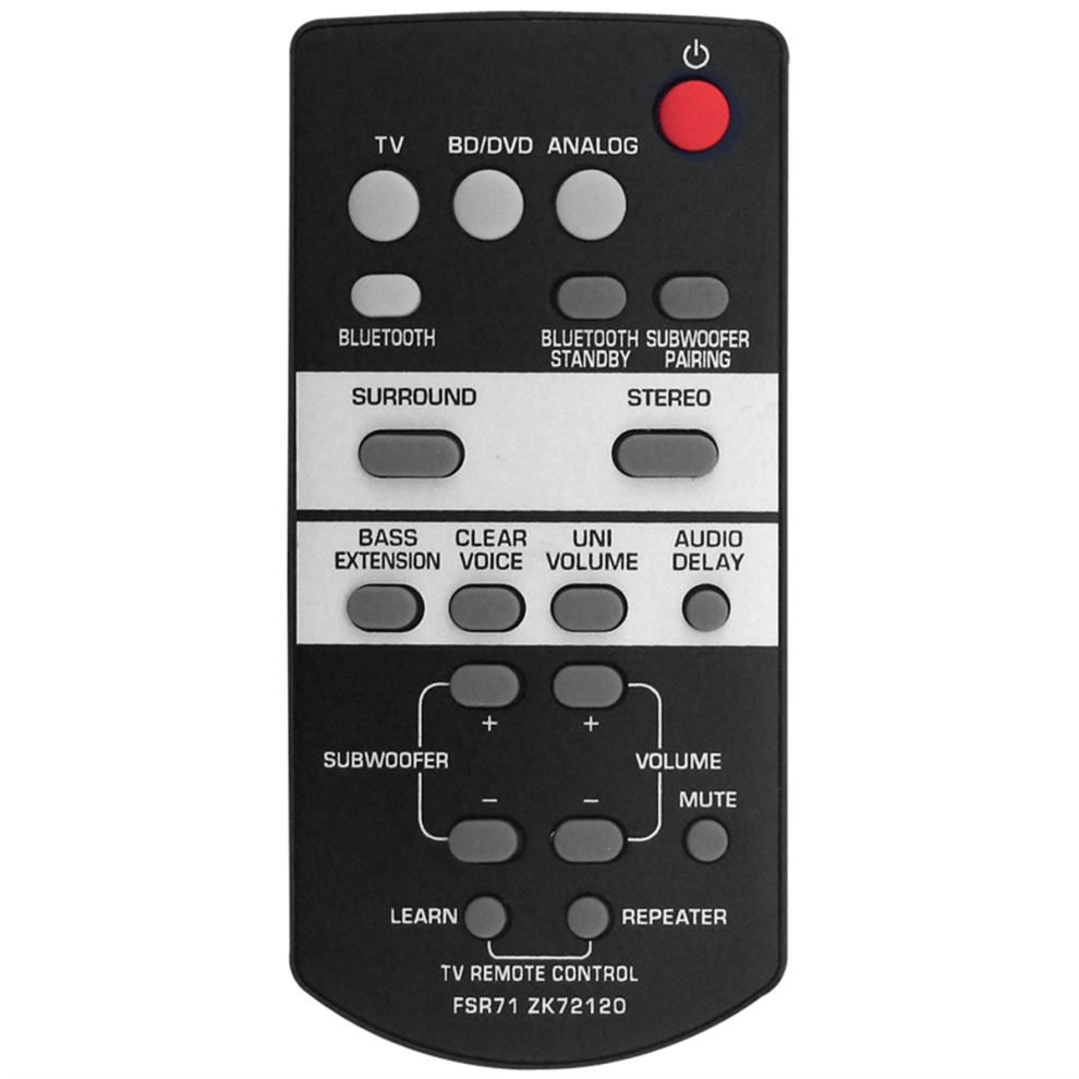 Remote Control For Tv Home Theater Soundbar Zk72120 Ats1030 4713552762284