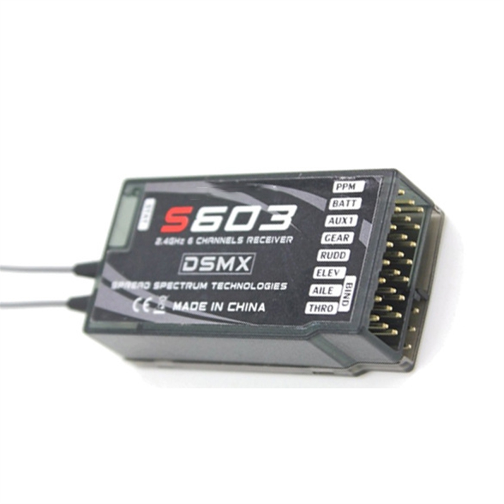 2.4Ghz 6 Channel Mkron Dsm2 S603 Rc Receiver For Model Aircraft 4713552762031