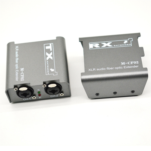 Extensor audio XLR 1/2 CH prin fibră optică SC 2