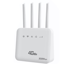 4G CPE-ruter WiFi 6 LTE-ruter med SIM-kortspor WiFi-modem 300 Mbps