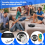 Cd Player with Speaker USB Anti-Skip Earbuds Included 4