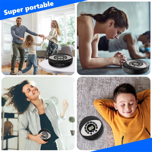 Cd Player with Speaker USB Anti-Skip Earbuds Included 1