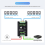 Industriell isolert 2-kanals RS485 Hub-repeater 6
