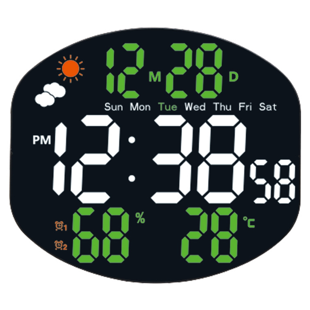 Digital Alarm Clock Weather Station Humidity Temp B 4713552766435