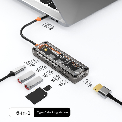 USB C-dockingstation til kompatibel 4K 30Hz-skærm til pc 1