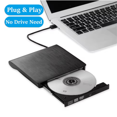 External USB 3.0 High Speed DL DVD RW Burner Portable Optical Drive 2
