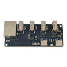 CH339F USB to RJ45 Ethernet Hub Module 4-Channel USB2.0 Extender