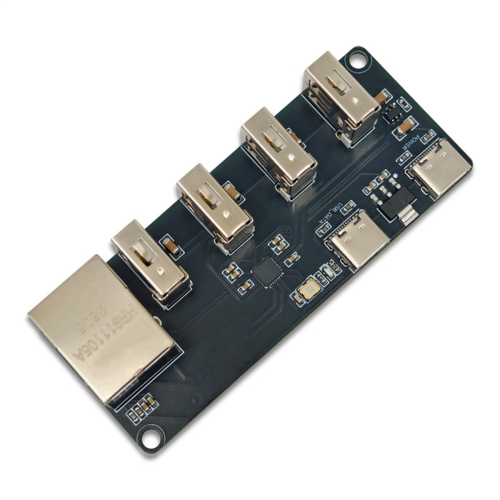 CH339F USB to RJ45 Ethernet Hub Module 4-Channel USB2.0 Extender 1